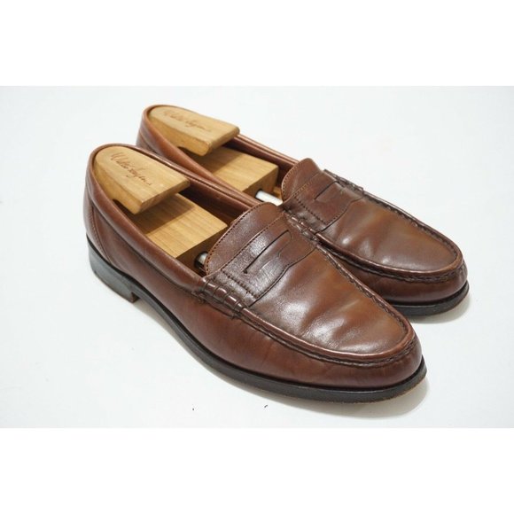 Paul Stuart Other - Paul Stuart Grenson Brown Leather Penny Loafer Mad